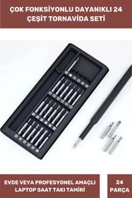 Resim Genel Markalar Özel Üretim Mıknatıslı Kaliteli Gözlük Laptop Saat Mini Tamir Plastik Kutulu 25 Parça Tornavida Seti 