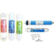 Resim Kapalı Kasa Su Arıtma Sistemleri Için Vontron Membran 5 Li Filtre Seti 