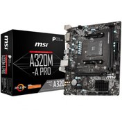 Resim MSI A320m-a Pro Ddr4 3200 (oc) Dvı Hdmı Matx 