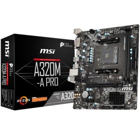 Resim MSI A320m-a Pro Ddr4 3200 (oc) Dvı Hdmı Matx 