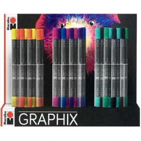 Resim Marabu Aqua Pen Graphix Set 72 Adet 