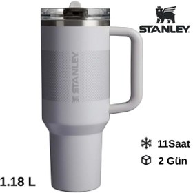 Resim Stanley The Quencher ProTour Flip Straw Tumbler Pipetli Termos 1,18 LT / 40oz Gri 10-12486-098 