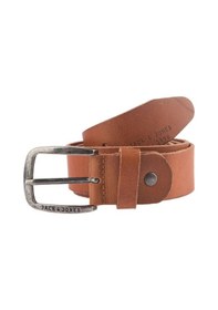 Resim Jack & Jones Jacpaul Leather Belt Noos Erkek Kahverengi Kemer - 12111286 Kahverengi 