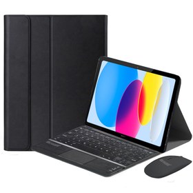 Resim Microcase Ipad Pro 11 M2 2022 Uyumlu Bluetooth Touchpad Klavye+mouse+kılıf -bkk7 