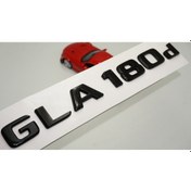 Resim GLA 180d Bagaj Parlak Siyah ABS 3M 3D Yazı Logo ORJİNAL ÜRÜN AYNI GÜN ÜCRETSİZ KARGO