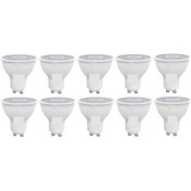 Resim 10 W Gu10 Duy-starter Duy Çanak Ampül Beyaz Işık 6400k 10 Adet 