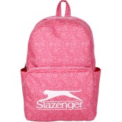 Resim Slazenger Pembe Desenli Kolej Sırt Çantası 21115 - Okul Çantası 