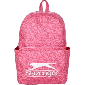 Resim Slazenger Pembe Desenli Kolej Sırt Çantası 21115 - Okul Çantası 