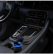 Resim Xuweiwei Özelleştirilebilir Araç Küllüğü - Mavi, Pratik, Hızlı, Sızdırmaz, Kolay Temizlenir, Abs+metal İç Yapı, Otomatik Açılır Kapak 