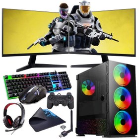 Resim ROGAME INTEL i7 13700F 16GB 1TB M2 4GB GTX1650 Çift 24" Mon. (Gaming SET) 