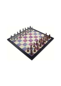 Resim Gifthome Metal Satranç Takımı - Seti orta ispanyol antik Taş Ve M 