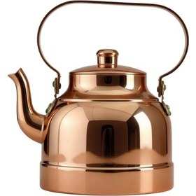 Resim Bakır Bitki Çayı Demlik Bakır 