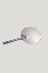Resim moontime alaçatı Alüminyum Yuvarlak Pizza Çevirme Küreği 30 cm, 150 cm Alüminyum Sap 