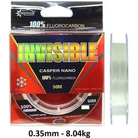 Resim Captain Invisible Casper Nano 50m 0.35mm Fluorocarbon Misina 