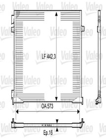 Resim Valeo 814172 Klima Radyatoru ( Renault : Trafic 2.0 16v 2.0dci 2.5dci 06- ) 4417652 8200465490 (WE679941) 