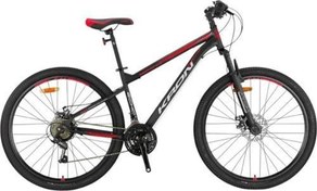 Resim Vortex 4.0 - 27.5" Mtb - 15' - 21 Vites - M.Dısc - Mat Siyah-Gri/Kırmızı #Krn25-011 