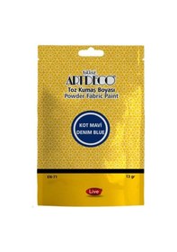 Resim Artdeco Toz Kumaş Boyası Kot Mavi 13 gr 