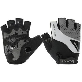 Resim Boodun 1024 Yarım Parmak Kaymaz Yastıklı Bisiklet Eldiveni 543788056 