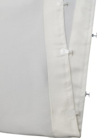 Resim Güneşlik Perde Lüks Saten Krem Beyaz – Modern House 