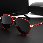 Resim Yansıtıcı Lens, Moda Sokak Stili, Bakır Çerçeve, Erkekler ve Kadınlar için Moda Gözlükler, Seyahat Çantası ile, Aktiviteler ve Günlük Kullanım için 
