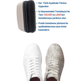 Resim Black Deer Fast Clean Leke ve Kir Ayakkabı Temizleme Süngeri Spor Ayakkabı Temizleme Köpüğü 