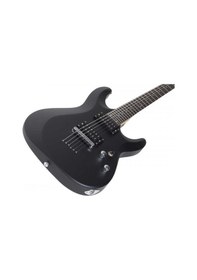 Resim Schecter C-6 Deluxe Elektro Gitar Satin Black 