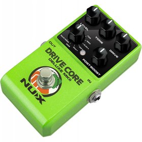 Resim NUX DRIVECDMKII Drive Core Deluxe MKII (Profesyonel - Gitar Efekt Pedalı) | Clean Boost ve Overdrive Bir Arada, 3-Yollu Karışım (Blend) Switch, Sinyal Netliği Koruma | Ölçüler: 121 x 77 x 48 mm 