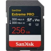 Resim SanDisk 256GB Extreme PRO UHS-II SDXC V90 Hafıza Kartı 