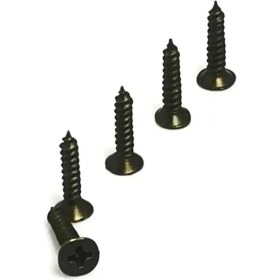 Resim Klips, Menteşe, Ayak Vidası 2,2x7,5mm Çelik - Siyah 100 Adet 