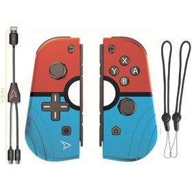 Resim Steelplay Nintendo Switch JoyCon Twin Pads Controller Pokeball 