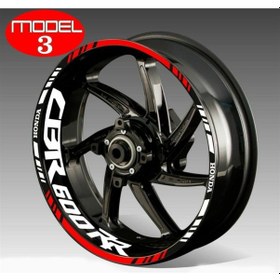Resim Honda CBR 600RR Yazılı Jant Sticker Etiket Modeli 