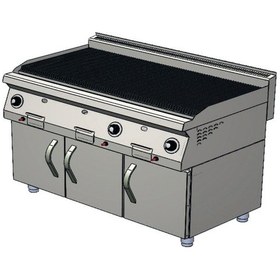Resim Karacasan Endüstriyel 900 Seri Dolaplı 120 Cm Lpg Tüplü Sulu Döküm Izgara Krcs.eızdsdgl.1290 