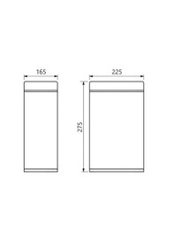 Resim Soho Kapaksız Çöp Kovası İnox 6 Litre 304 Kalite Paslanmaz Çelik Krom 