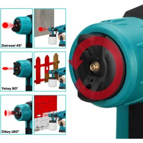 Resim Steiner Alman 999VF 20 Ah Li-Ion Çift Akülü Şarjlı Boya Tabancası 