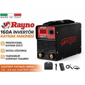 Resim BBS HOME Rayno 160A İnvertör Kaynak Makinesi Taşınabilir, Dijital Göstergeli, Profesyonel Kaynak Makinası 
