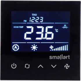 Resim Smallart Dokunmatik Haberleşmeli Oda Termostatı (Bacnet MS/TP) 