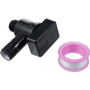 Resim Jeehugo Plastik Siyah Rv Vakum Kesici Kontra Ventili - 3.5x8x7.5cm, 78g, Yapıştırıcı Band İle 