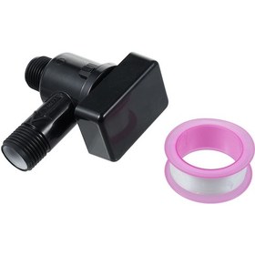 Resim Jeehugo Plastik Siyah Rv Vakum Kesici Kontra Ventili - 3.5x8x7.5cm, 78g, Yapıştırıcı Band İle 