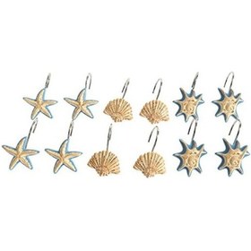 Resim Jm-sch004 Duş Perdesi Halkası, 12'li Siyah 