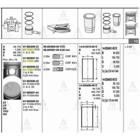 Resim Segman Starex 02-08 / Bongo K-2500 / Kmy 05-12 / Pregıo 05 Std 91-09843-000 