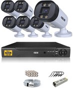 Resim 6 Kameralı 5 MP Lensli 1080p Full HD Su Geçirmez Cepten İzle Gece Renkli Full Kamera Seti DS-2032HD-WL-SET6-NOHDD IDS