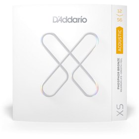 Resim D'Addario XSAPB1256 XS Phosphor Bronze Akustik Gitar Tel Seti ($12-56$) | Medium/Heavy Karışımı, NY Steel Teknolojisi ile Yüksek Kırılma Direnci, Zengin ve Dolgun Harmonikler 