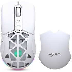 Resim Tenfowee "hxsj T26 Kablosuz Oyun Faresi: 4800dpı, Rgb Aydınlatma, 7 Gün Pil Ömrü, Bt5.1 & 2.4g Çift Mod" 001 