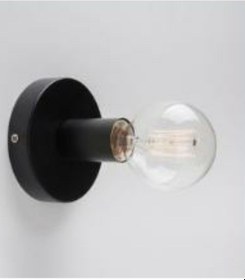 Resim Mylights Retro Rustik Siyah Duvar Lambası Aplik Siyah 