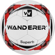 Resim Wanderer Super B Dikişli 5 No Futbol Topu Kırmızı 
