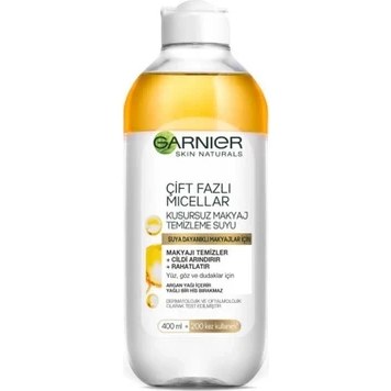 Skin Naturals Çift Fazlı Micellar Kusursuz Makyaj Temizleme Suyu (400 Ml) Fiyatı ve Özelliklerı - Badem