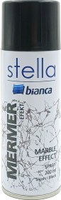 Resim Bianca Stella İnce Mermer Efekt Sprey Boya Siyah 200 Ml 0001 Beyaz 