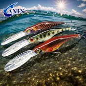 Resim ANFS 1 adet/3 adet Bionik Minnow Balıkçılık Yemi - Süper Gerçekçi Batan Yapay Yem, Tatlı ve Tuzlu Suda Yüksek Performanslı Eylemle 