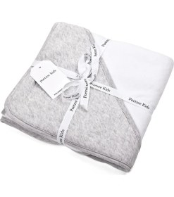 Resim Poetree Kids Chevron Grey Içi Nikili Kundak Battaniye 