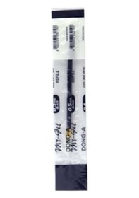 Resim Dong-A Tükenmez Kalem Yedeği 12Li Mygel Jel 0.5 MM Siyah 211110 